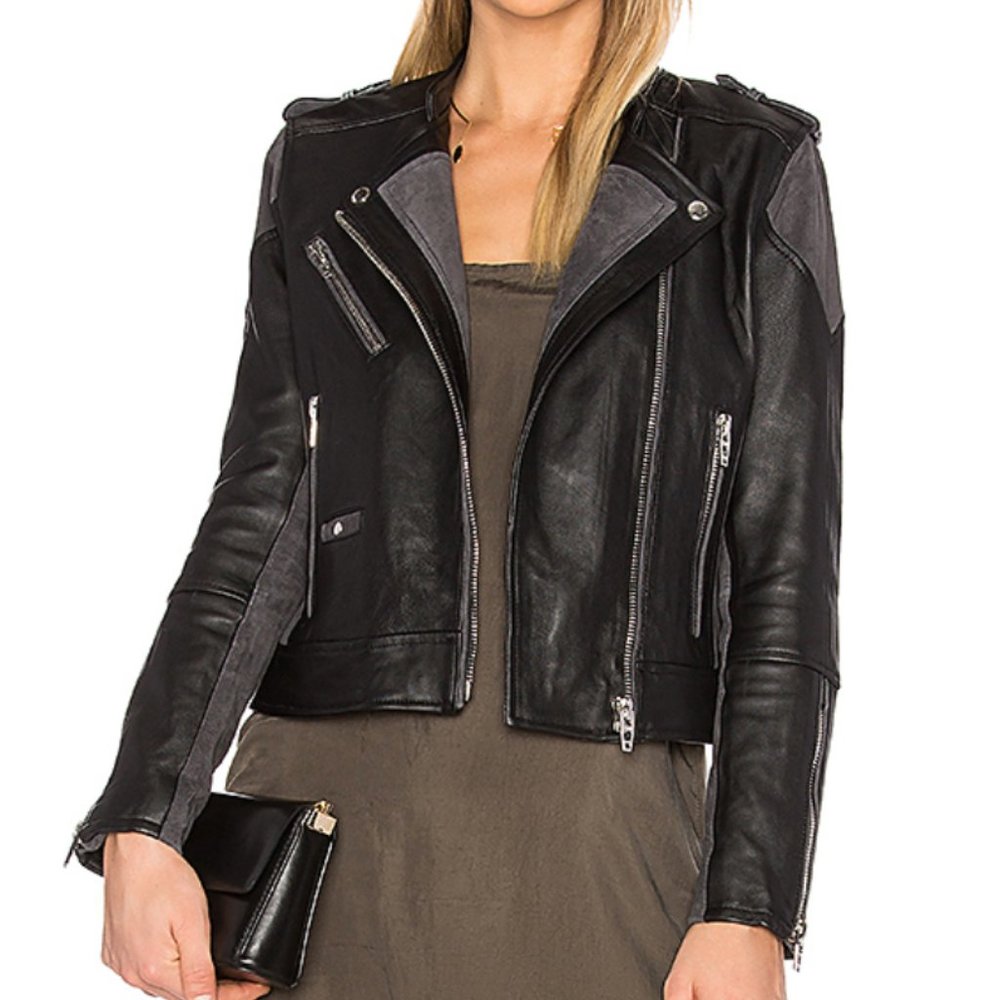 Blank NYC Moto Leather Jacket